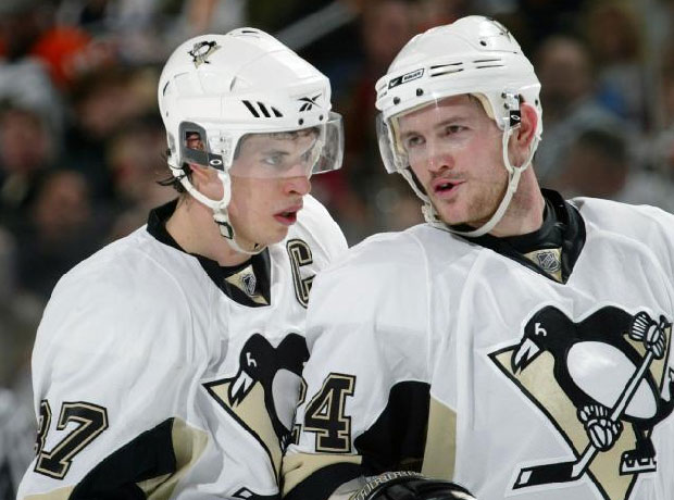 Matt Cooke and Sidney Crosby