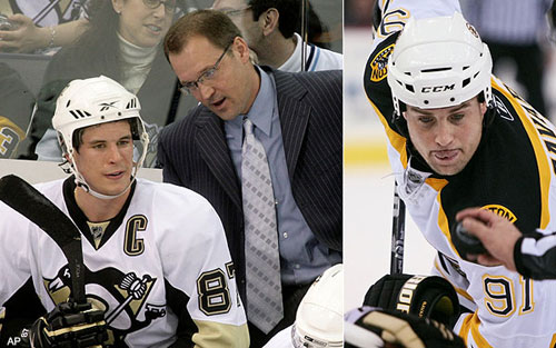 Did Marc Savard wimp out of a fight with Sidney Crosby