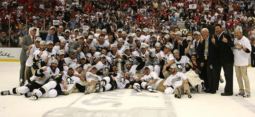 The 2009 Stanley Cup Champions the Pittsburgh Penguins